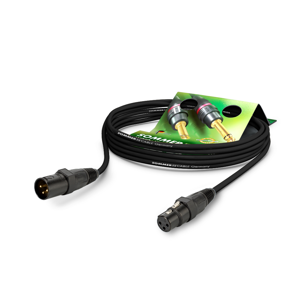 Mikrofonkabel SC-Square 4-Core MKII Highflex, 4 x 0,20 mm² | XLR / XLR, NEUTRIK®