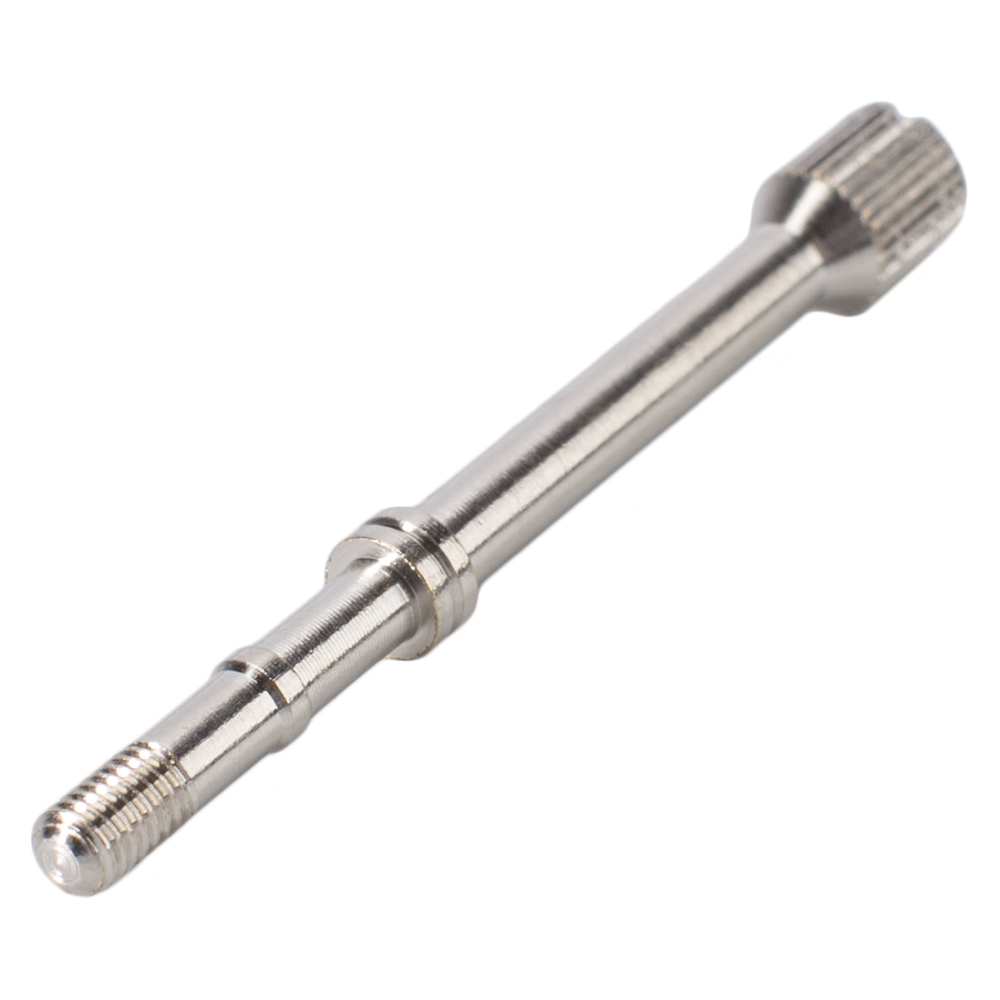 FCT screw, Knurled screw M3 thread, grey