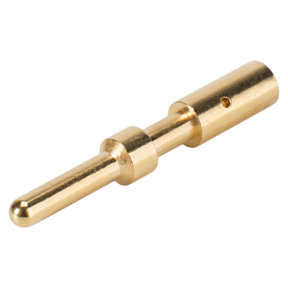 HICON Contact connector male, crimp-, gold plated contact(s), max. 4 mm², for HI-SOCA19