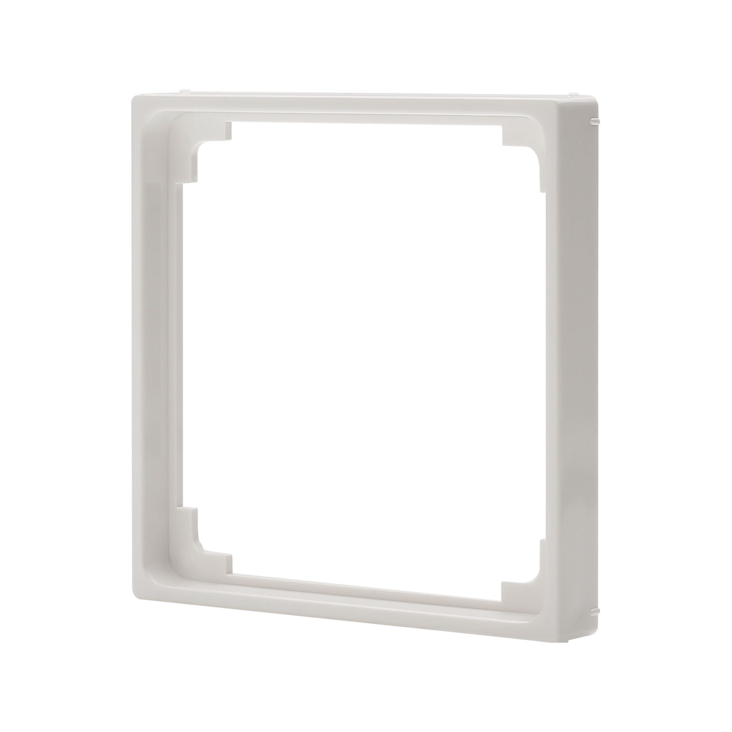 Adapter frame -> switch frame 55x55 , scale: 50x50 mm, plastic, colour: white