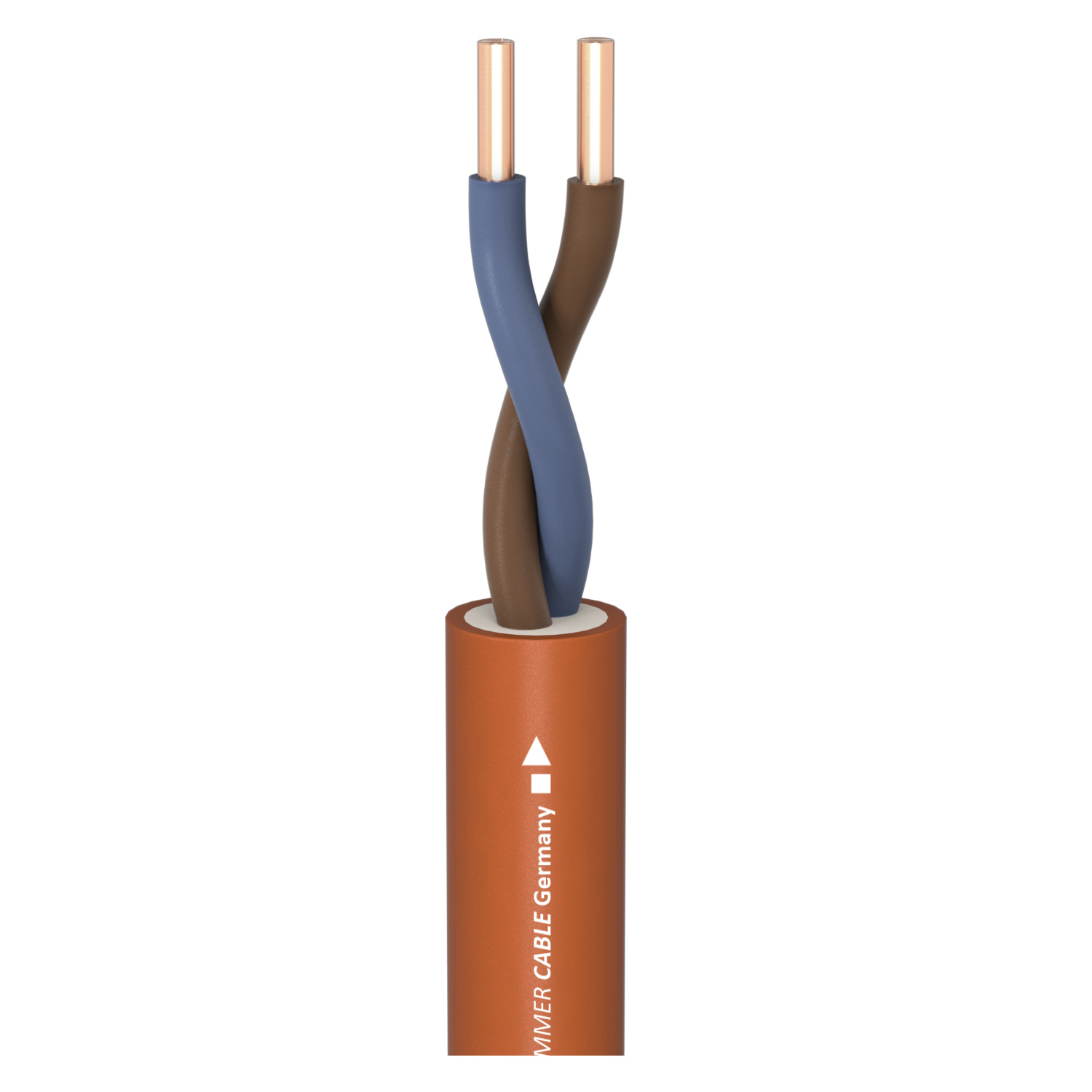 Speaker Cable Meridian Install SP225; 2 x 4,00 mm²; FRNC, Silicon, E30 Ø 12,80 mm; orange