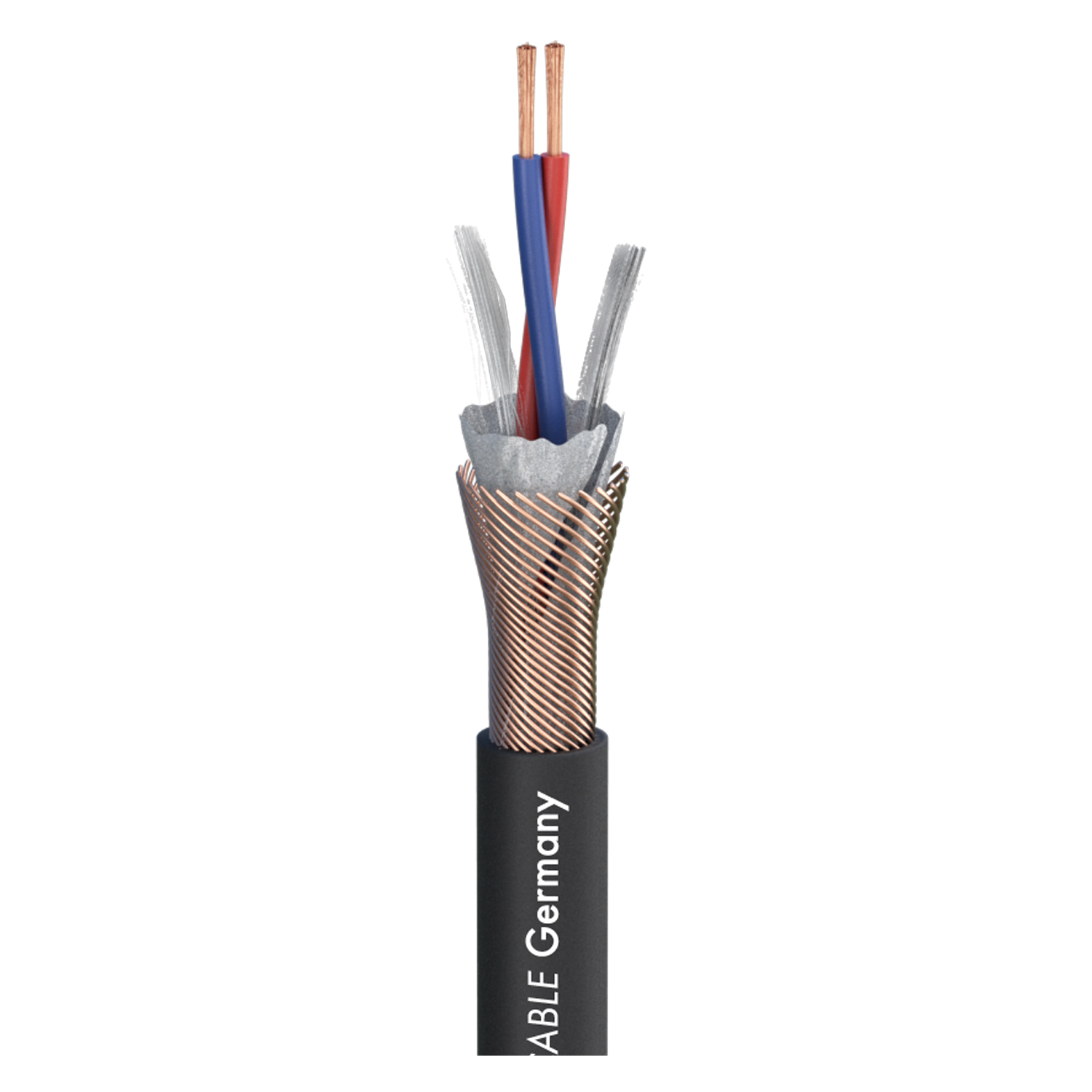 Microphone cable, DMX, AES/EBU, SC-MICRO-STAGE; 2 x 0,14 mm²; PVC Ø 5,80 mm; black