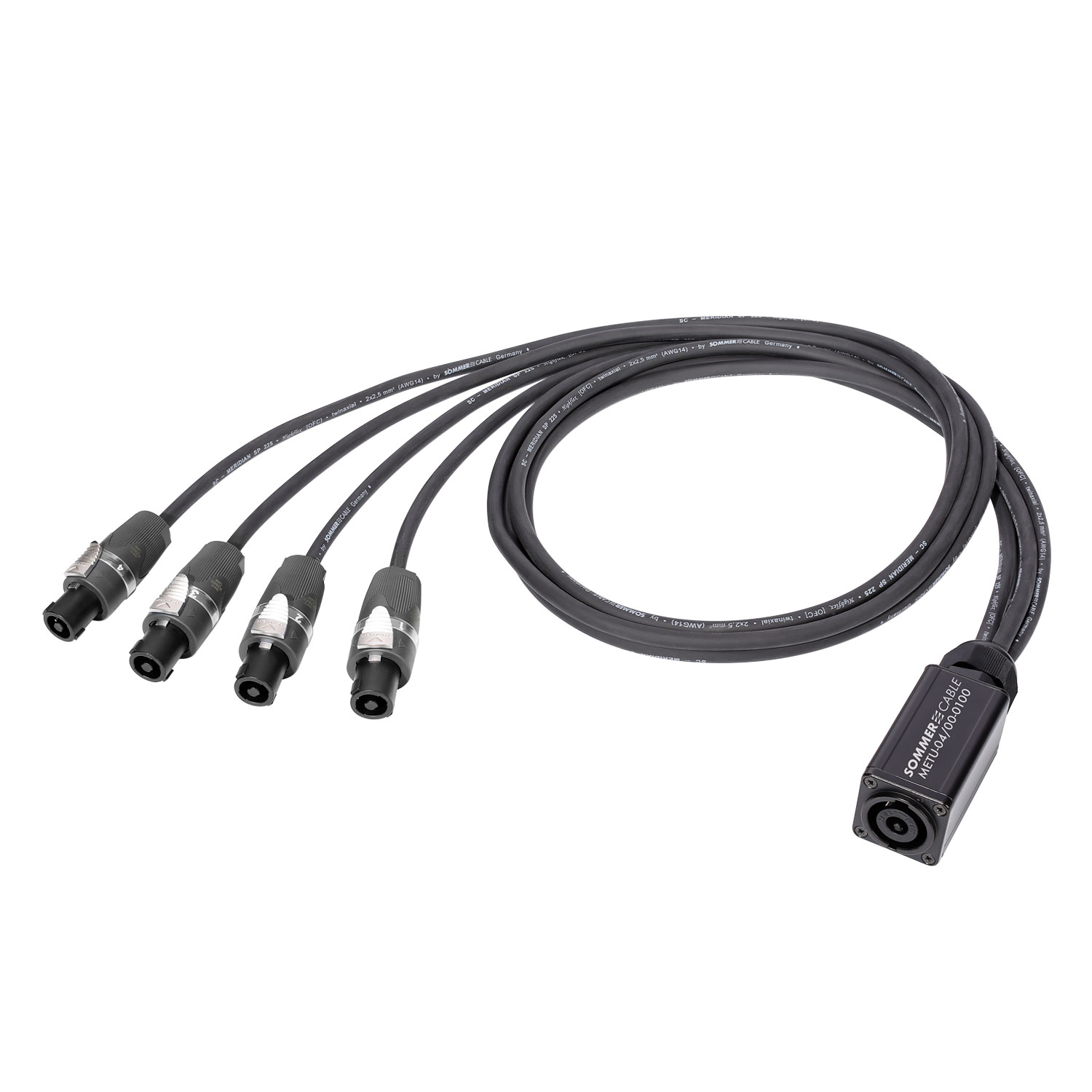 Sommer cable Speaker System , speakON® 4-polig/speakON® Adapter 8-polig; NEUTRIK®