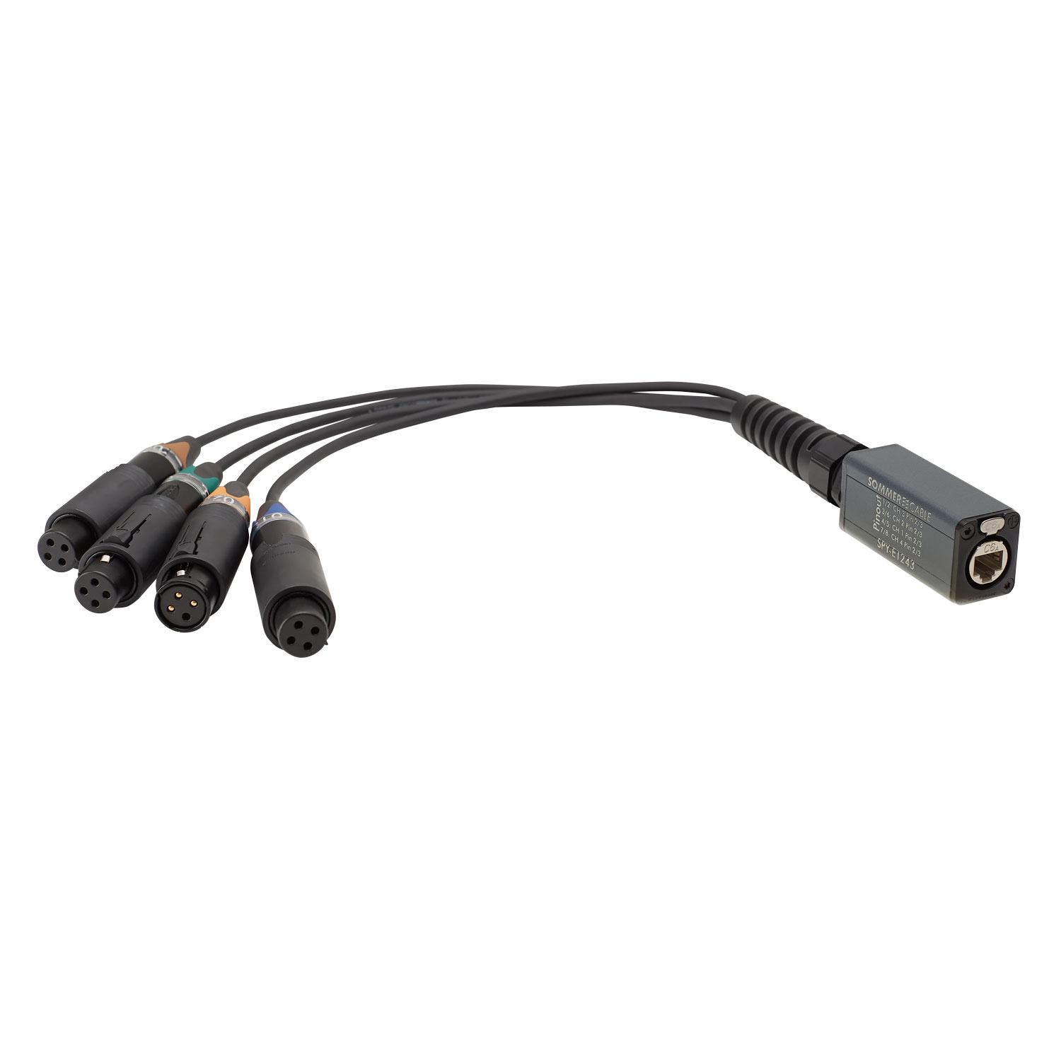 Adapter cable | etherCON® splice adapter / XLR unisex, NEUTRIK®