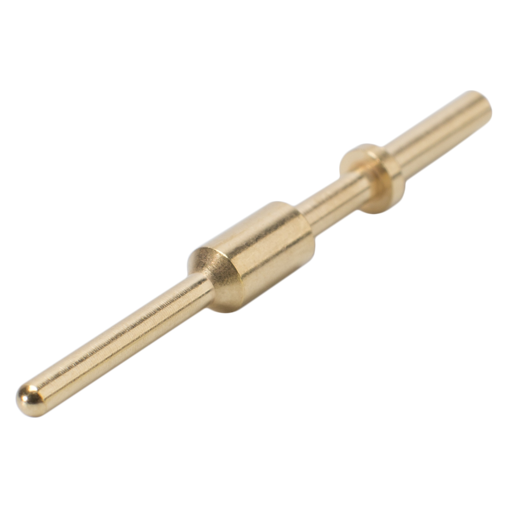 HICON Contact connector male, crimp-, gold plated contact(s), max. 0,6 mm²