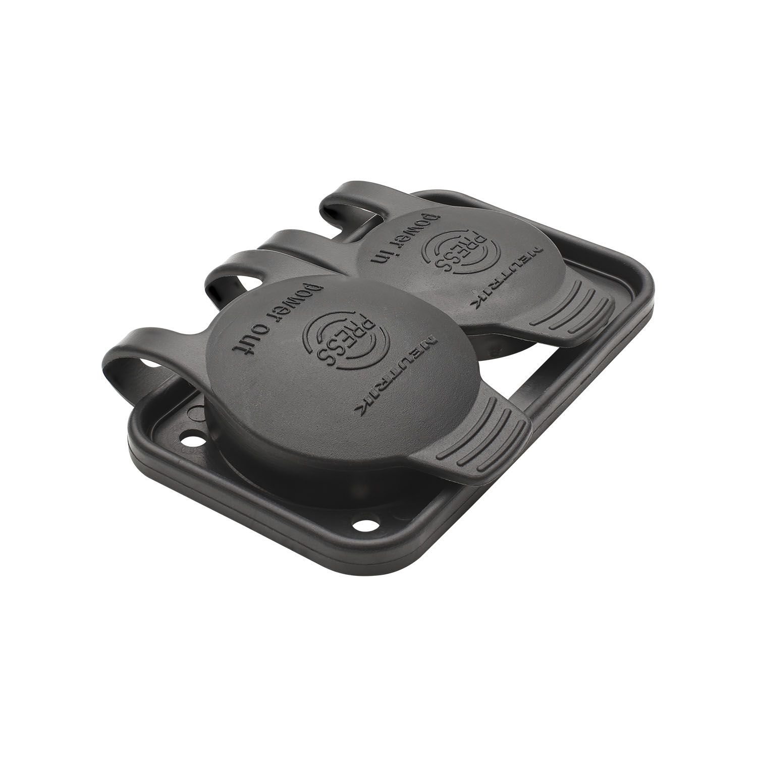 NEUTRIK® Dichtkappe, Duplex IP65, VPE: 10 Stck. für powerCON® TRUE1 Duplex-Einbaustecker, schwarz