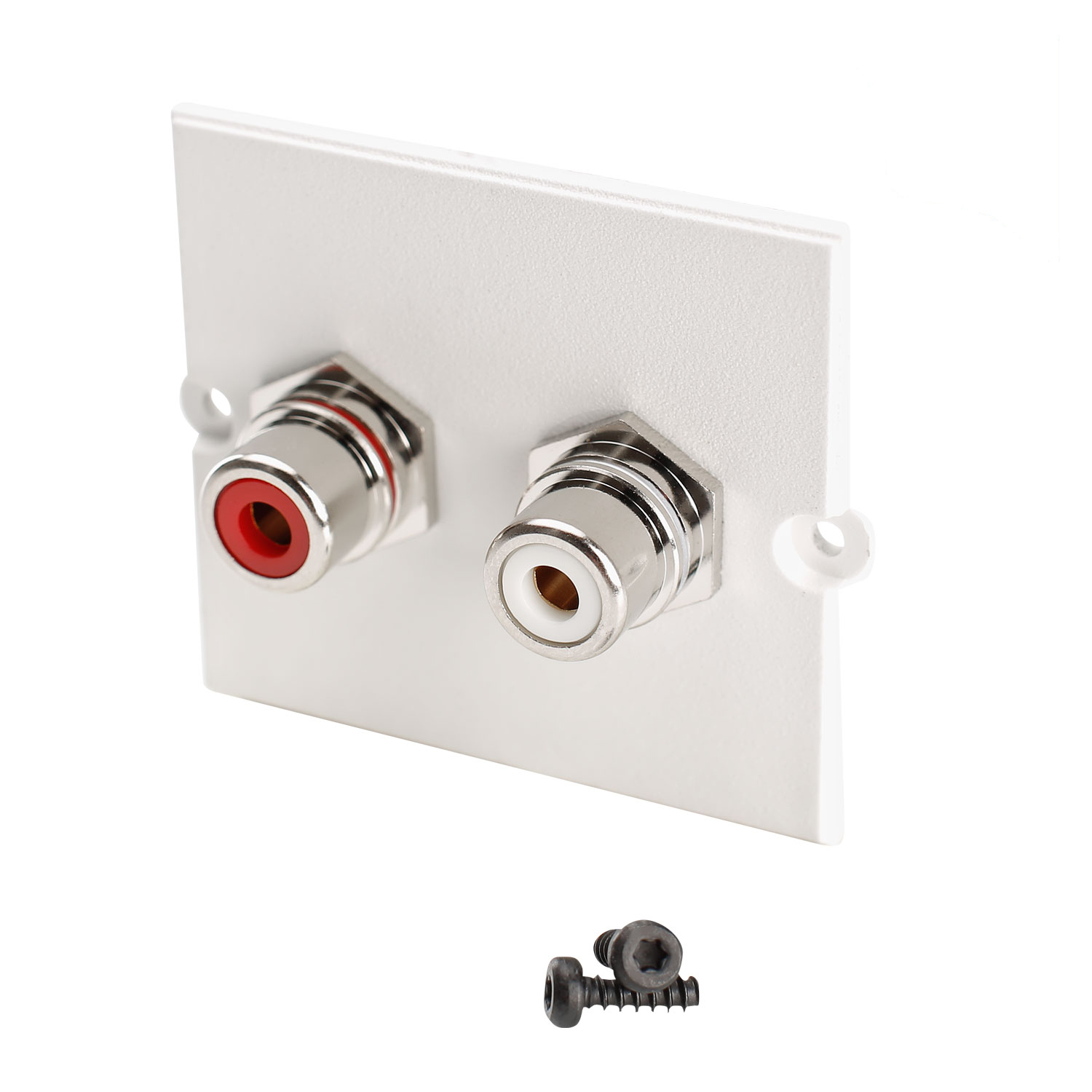 SYSWALL Front panel Front panel 2 x RCA stereo, colour: white