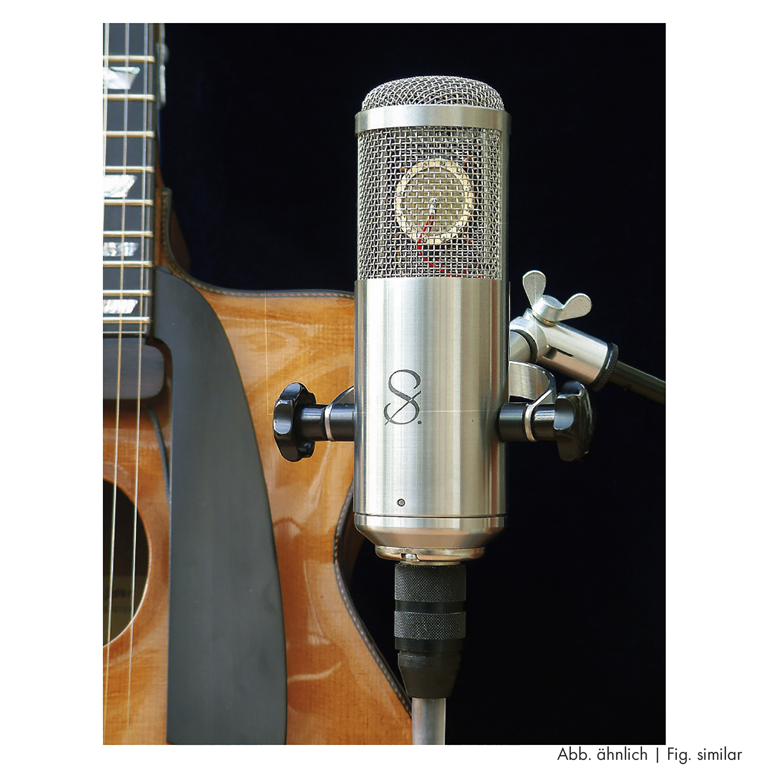 Tube microphone, length: 197 mm, width: 60 mm, height: 130 mm