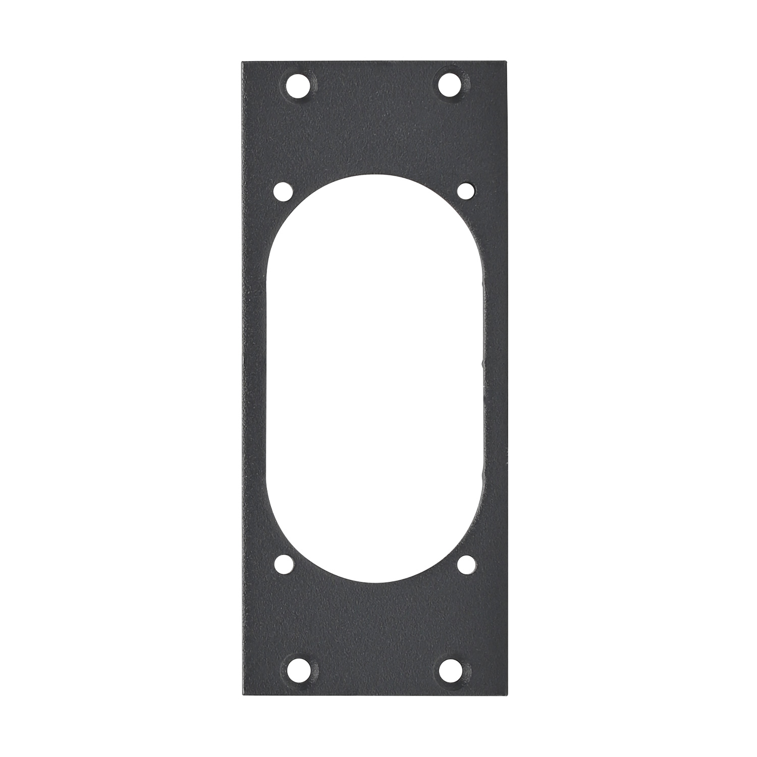 front panel 1 x NAC3PX, 2 HE, 1 BE for SYS-series, 2.5 mm galvanized steel sheet, colour: grey