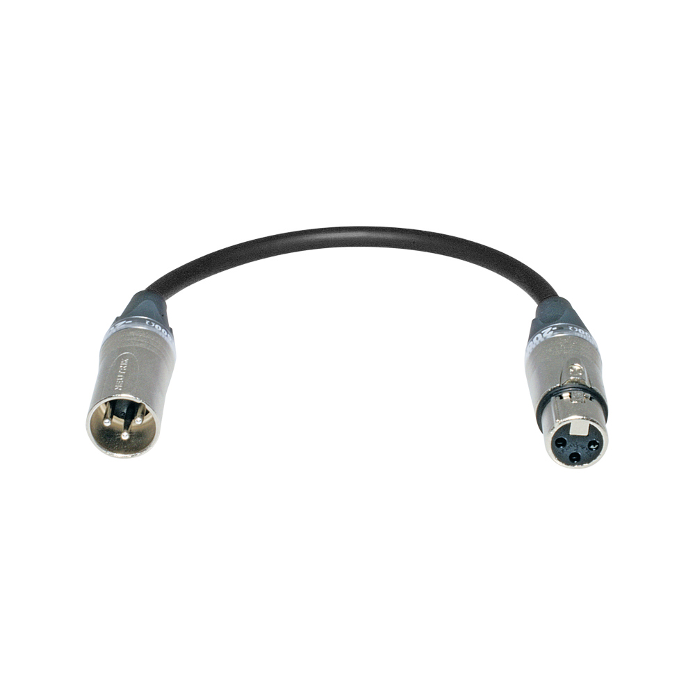 Sommer cable  Adapter cable | XLR 3-pole male/XLR 3-pole female straight, grey