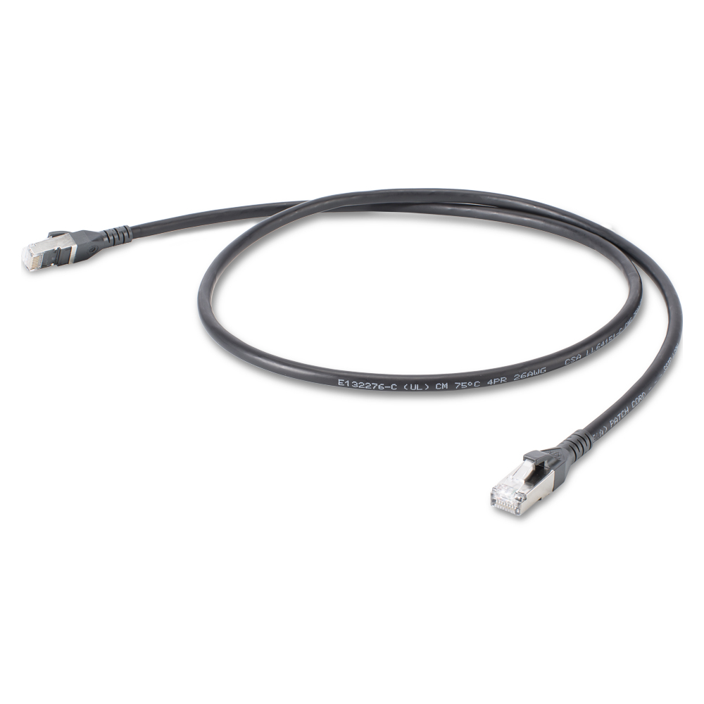 Cat.6a patch cable 2xRJ45 10Gbit/s PiMF