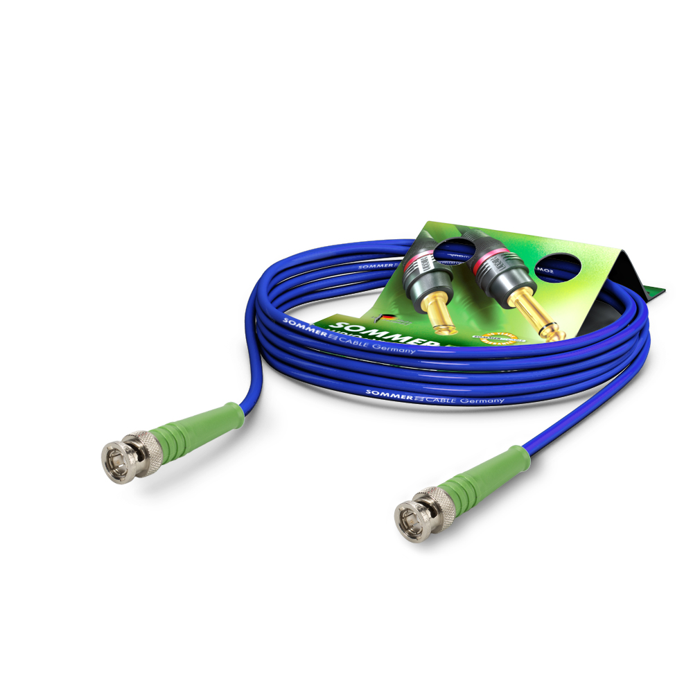 Video-patch cable hd-sdi (hdtv) SC-Vector 0.8/3.7, 1 x 0,50 mm² | BNC / BNC, DAMAR & HAGEN