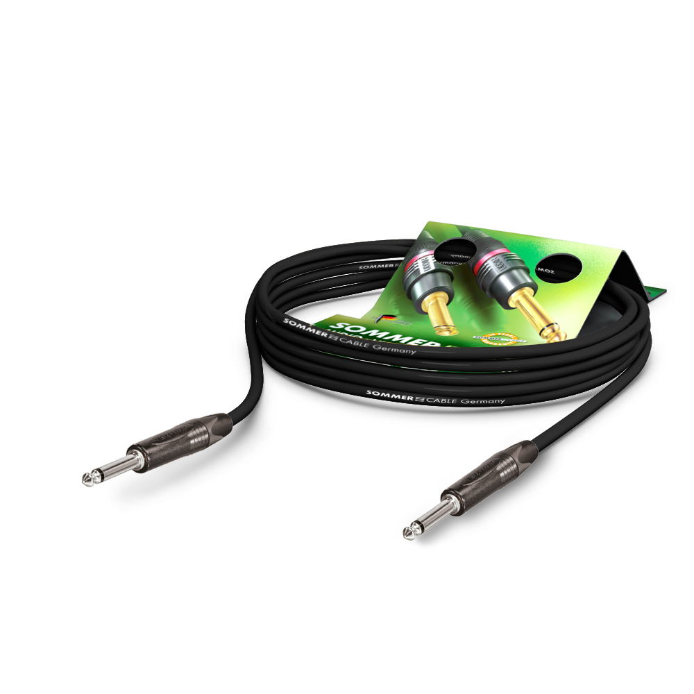 Instrument cable SC-Spirit, 1 x 0,50 mm² | jack / jack, NEUTRIK®