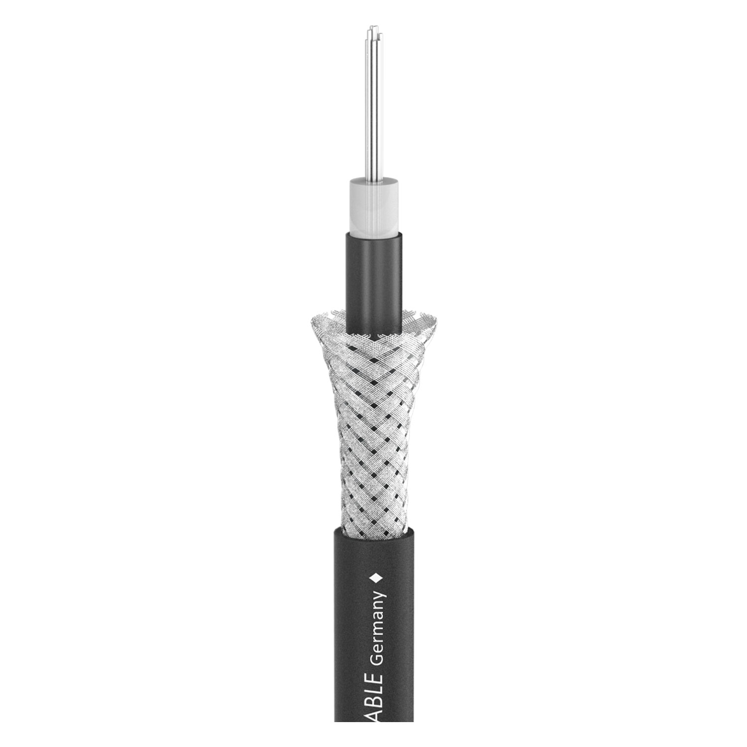 Instrument Cable SC-Silver Spirit; 1 x 0,22 mm²; Soft-PVC Ø 7,40 mm; black