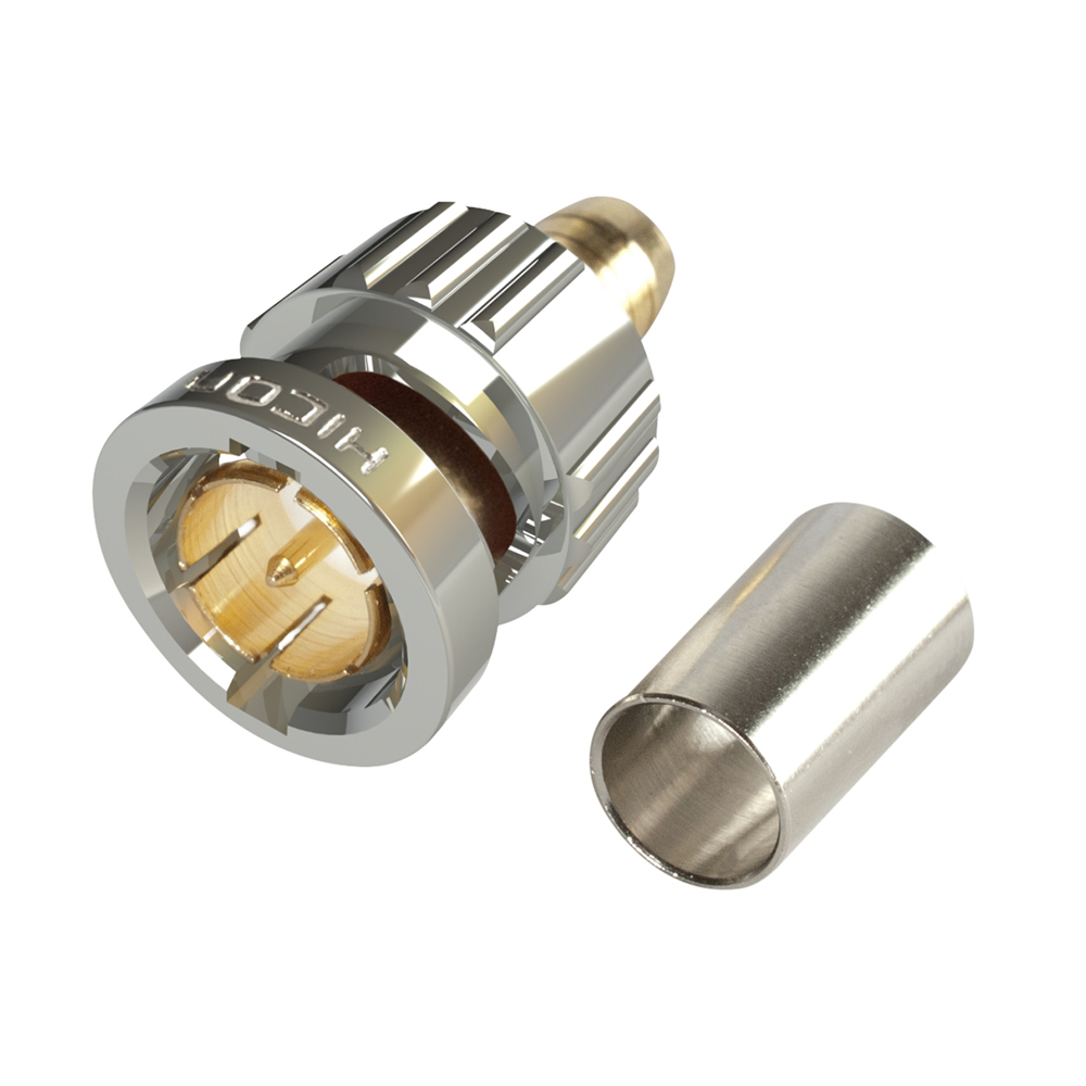 HICON 1 x 6,0mm² crimp-female connector, straight, nickel