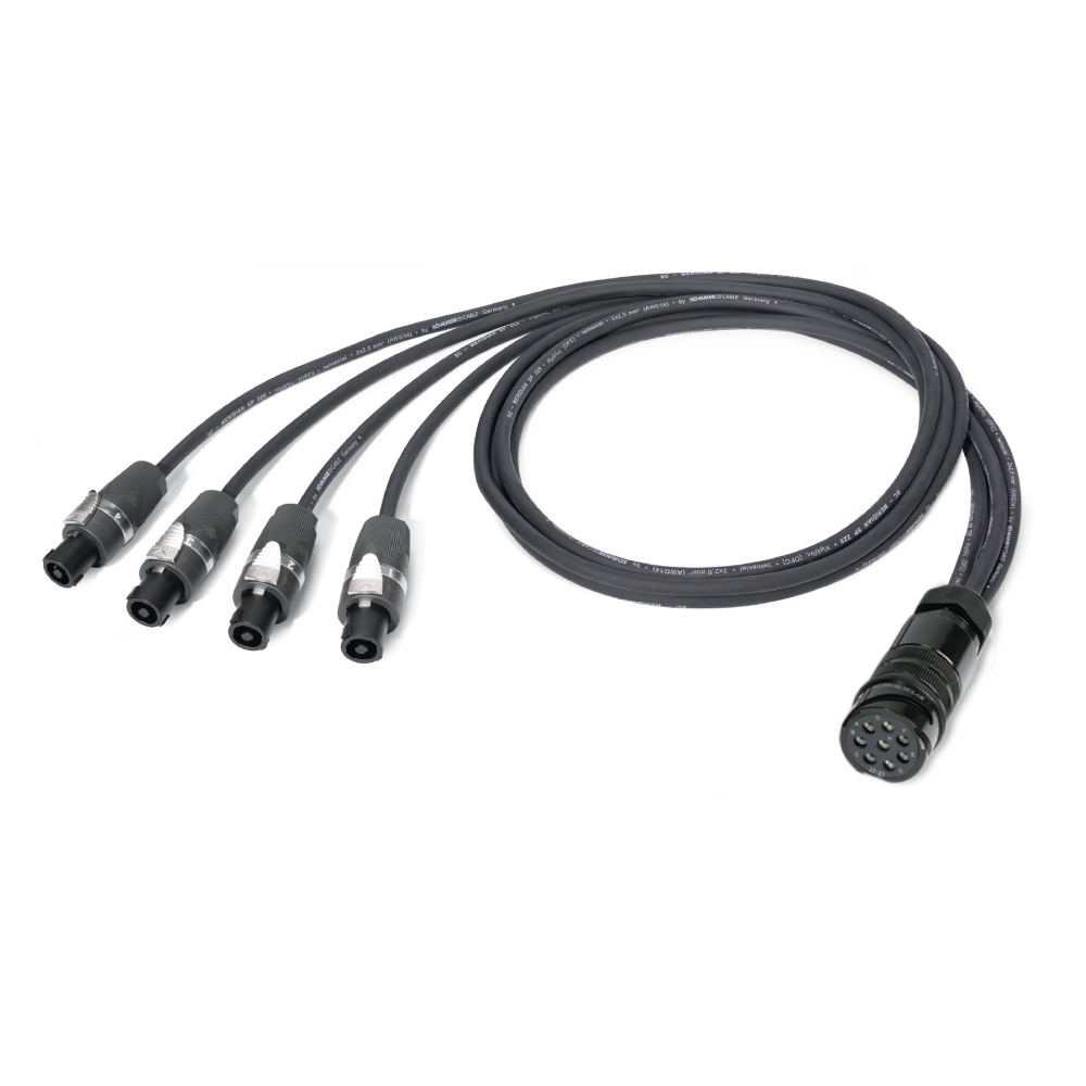 Sommer cable Speaker System , speakON® 4-pole/LK 8-pole female; NEUTRIK®/HICON