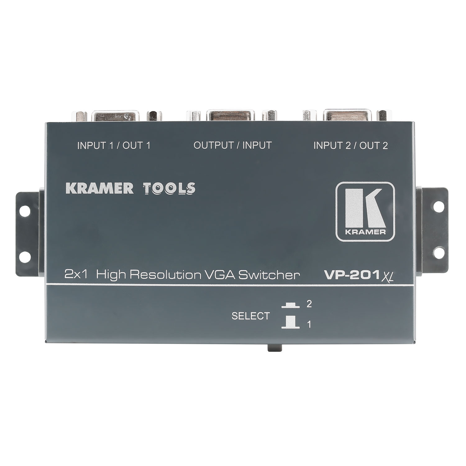 KRAMER VGA-UXGA switch, mechanical, 2x1, 1300MHz