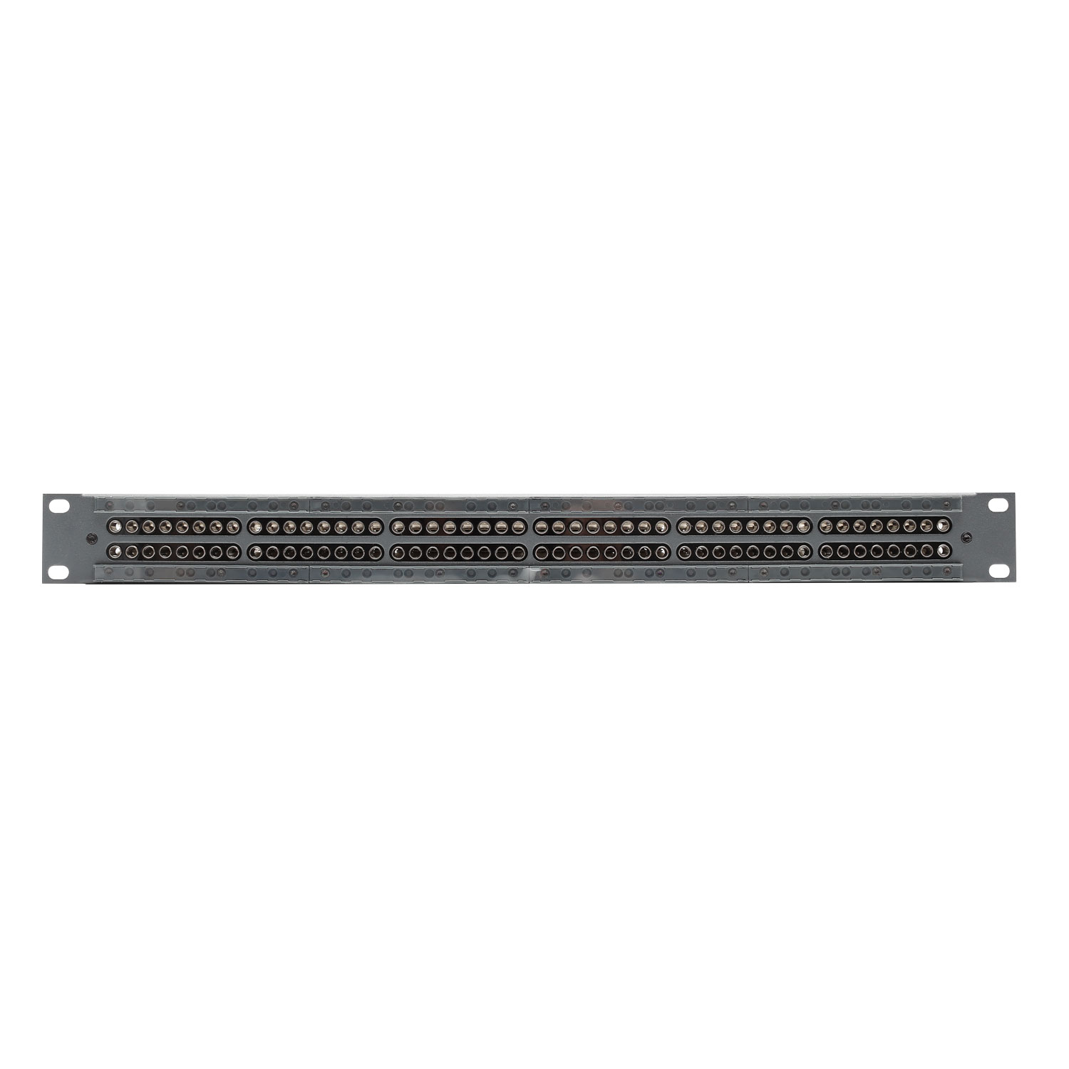 TT-Phone studio patch panel 1U, high quality, 96 TT-Phone sockets silver-plated with 5 soldering lugs