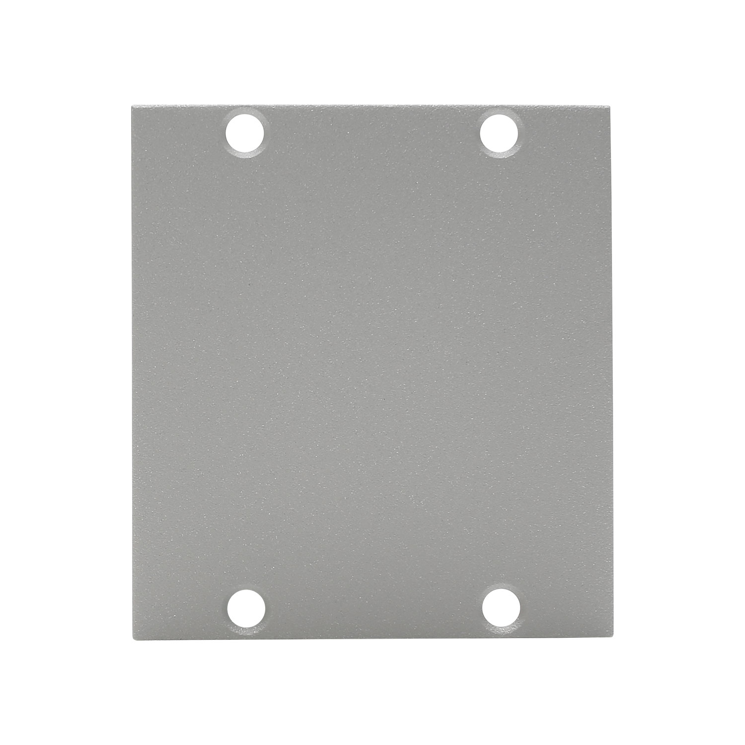 Side panel blank panel, 2 HE; depth: 80 mm for SYSBOXX, colour: silver