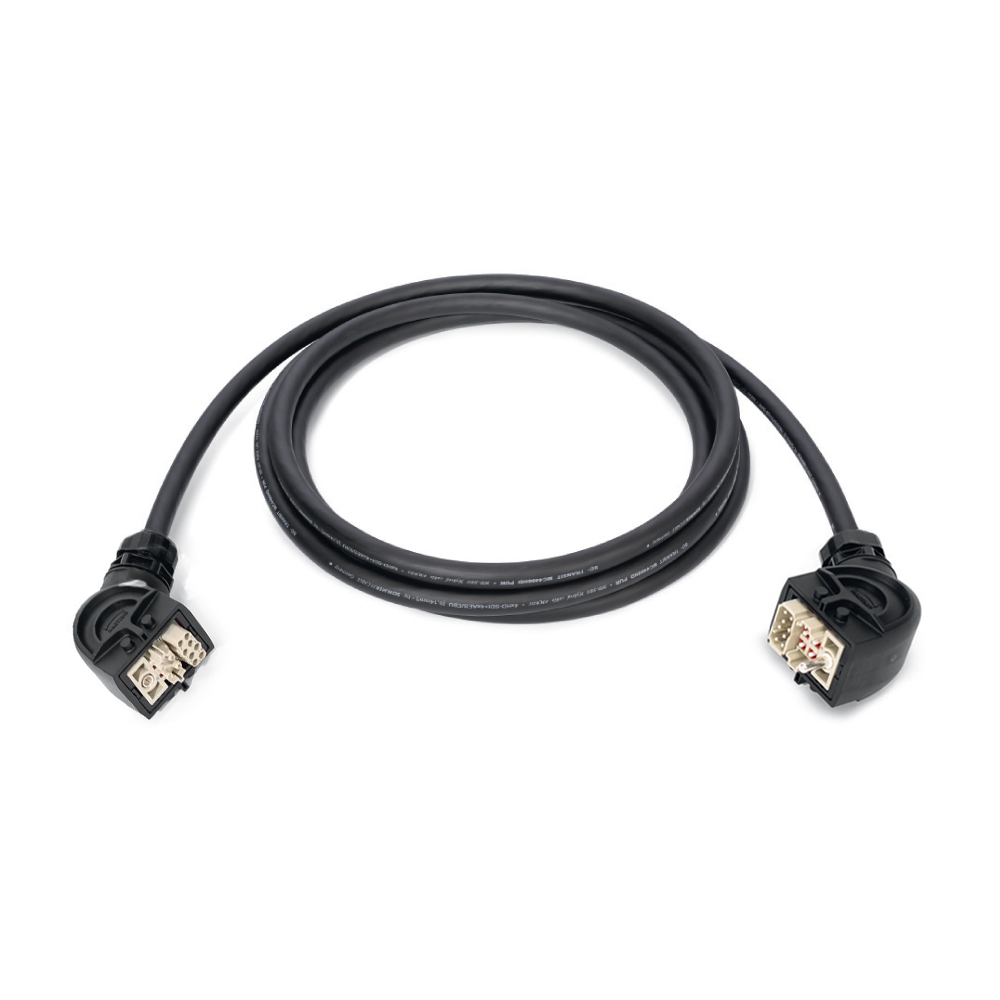 Sommer cable MADI Connection system , HAN-ECO male, without clamps, angled; HARTING