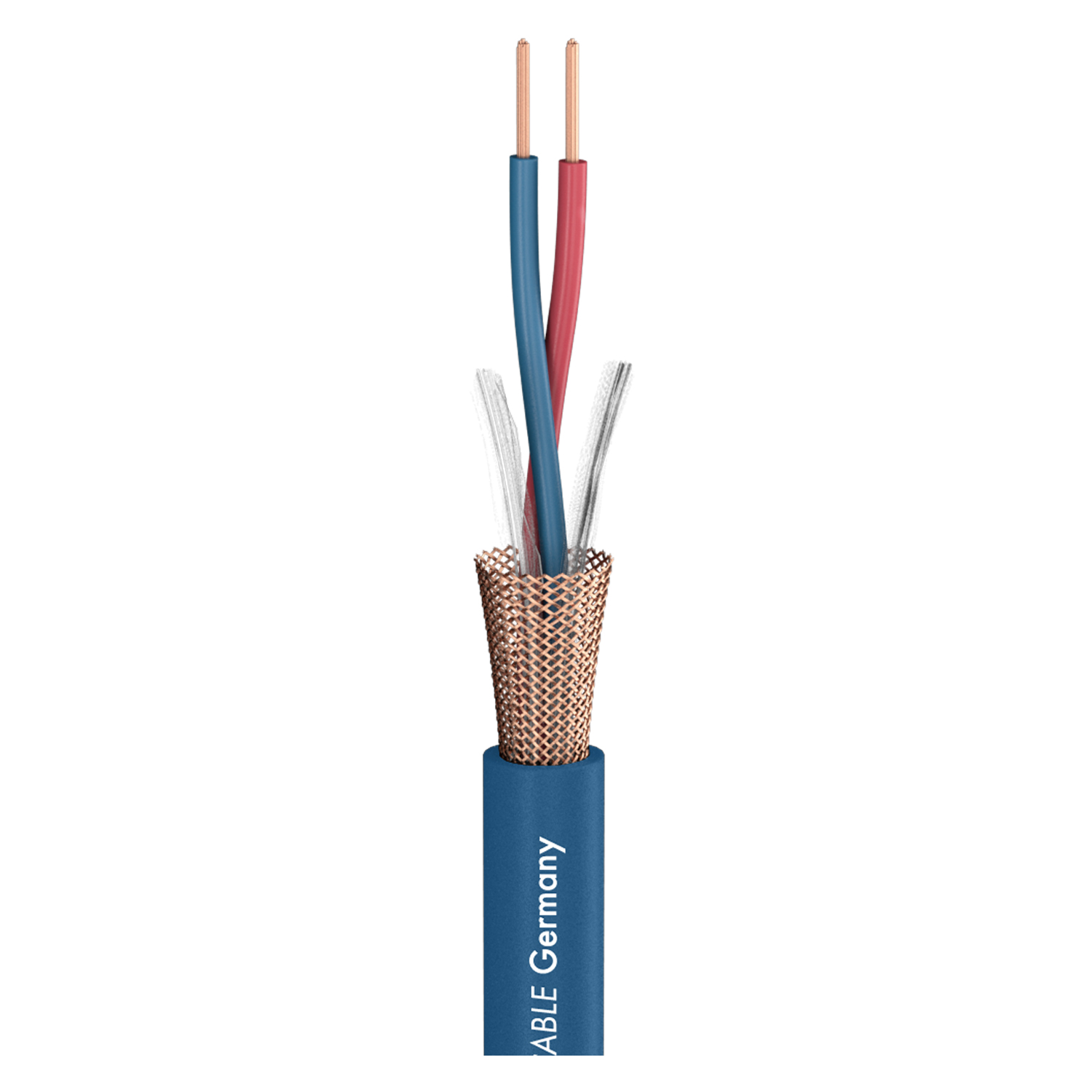 Microphone Cable Club Series MKII; 2 x 0,34 mm²; PVC Ø 6,50 mm; blue