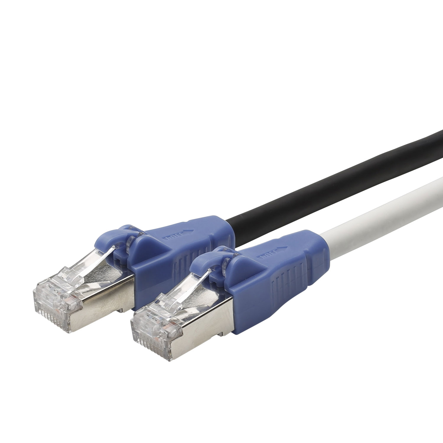 Cat.6A Easy Pull patch cable RJ45  RJ45, 500 MHz, 10Gbit/s