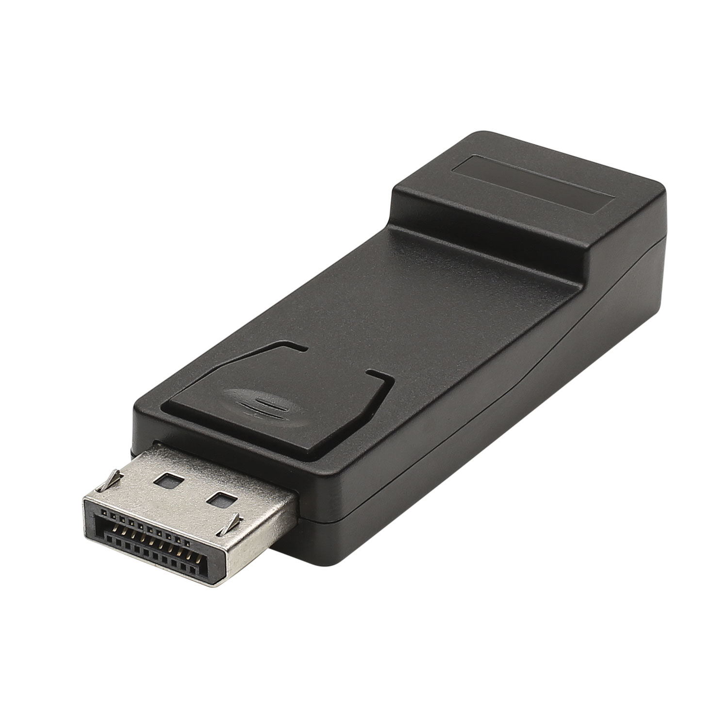 Adapter | HDMI female/DisplayPort male straight, black