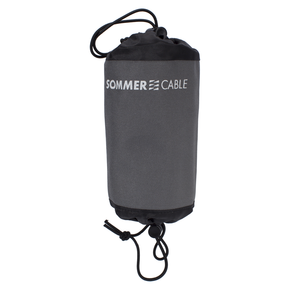 Sommer cable Protective Bag for all LK-cable connectors male / female, subsequent assembly, grey
