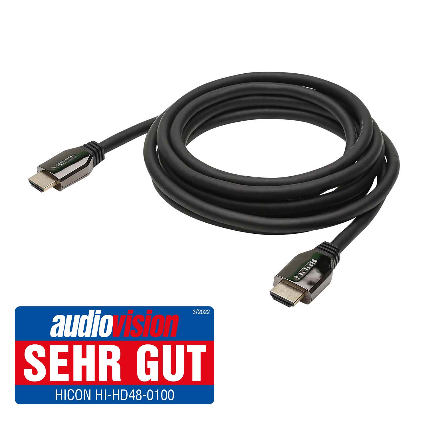 Ultra HDMI® Kabel, 10K, Metallstecker