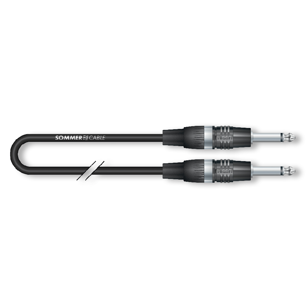 Instrument cable Tricone® MKII, 1 x 0,22 mm² | jack / jack, HICON