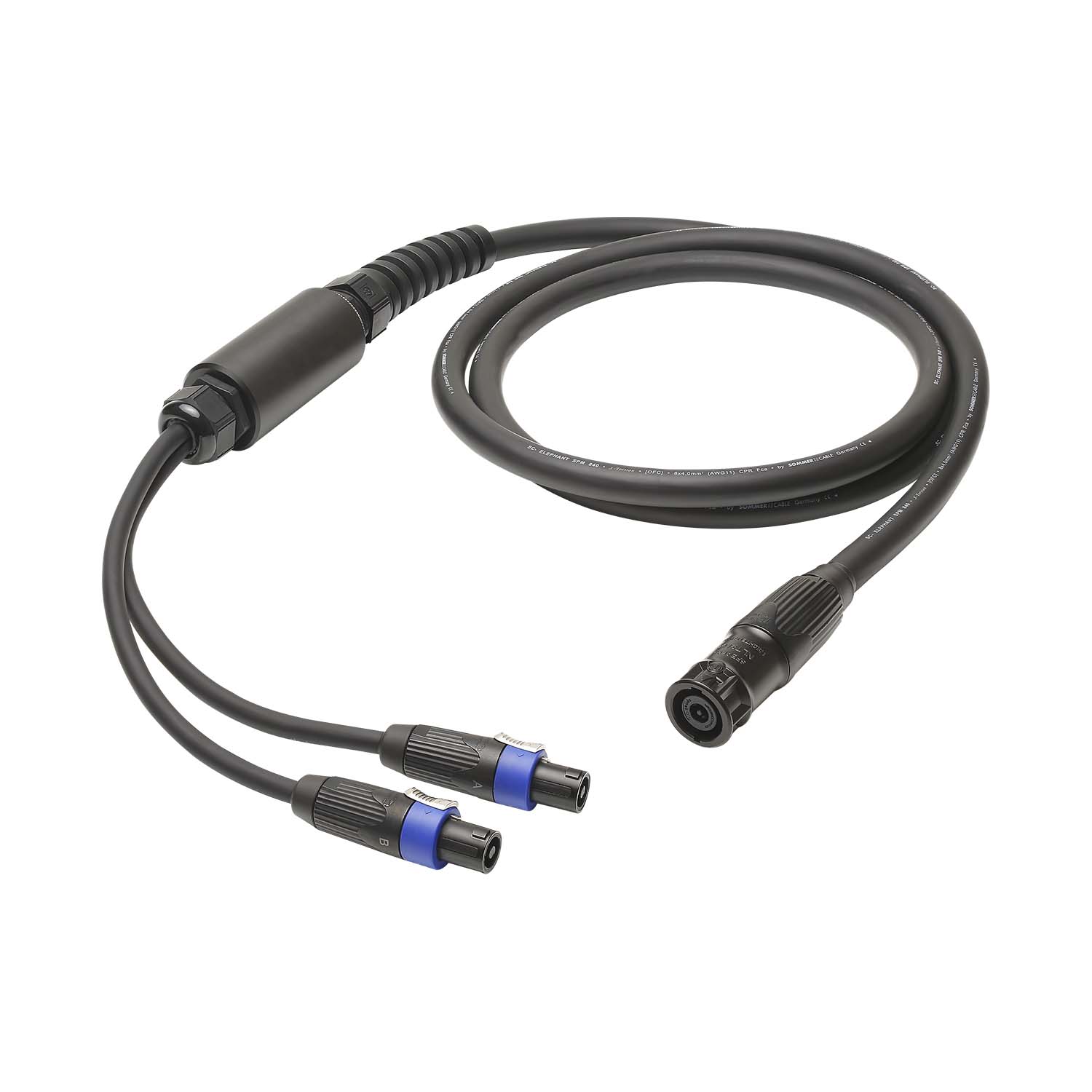 Sommer cable Speaker System , speakON® 8-polig, male/speakON® 4-polig, female; NEUTRIK®