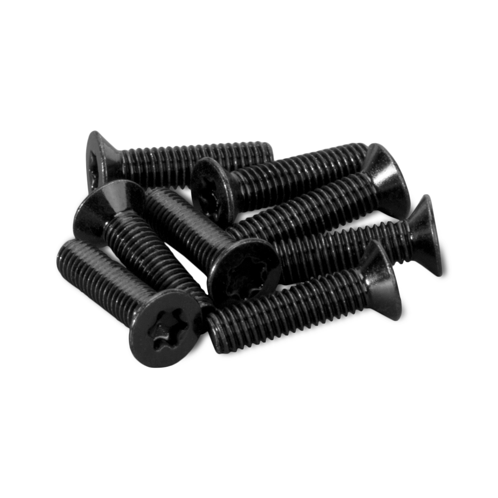 screw, M3 x 12 counter screws, Torx 10, PU: 25 pcs. for D-Series, black