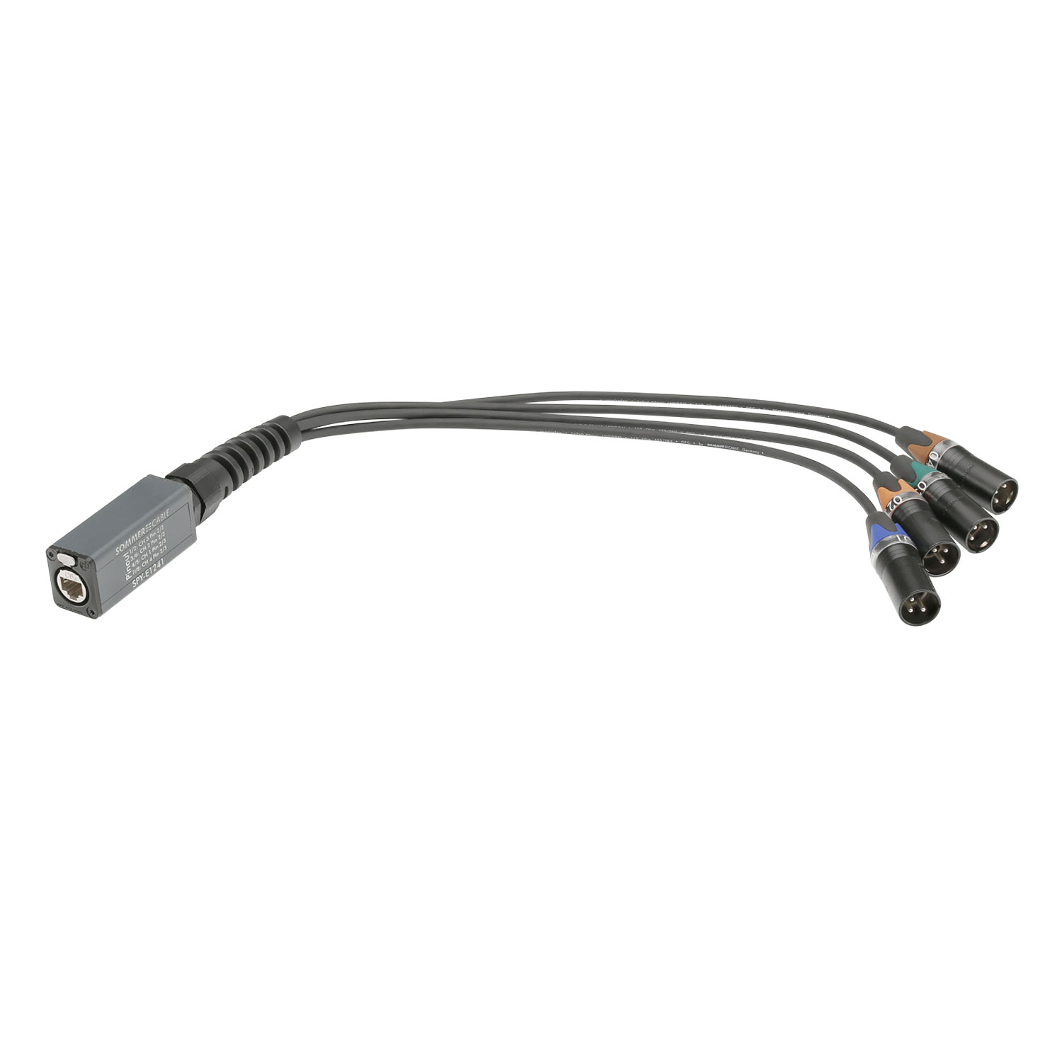 Adapter cable | etherCON®-splice adapter / XLR, HICON