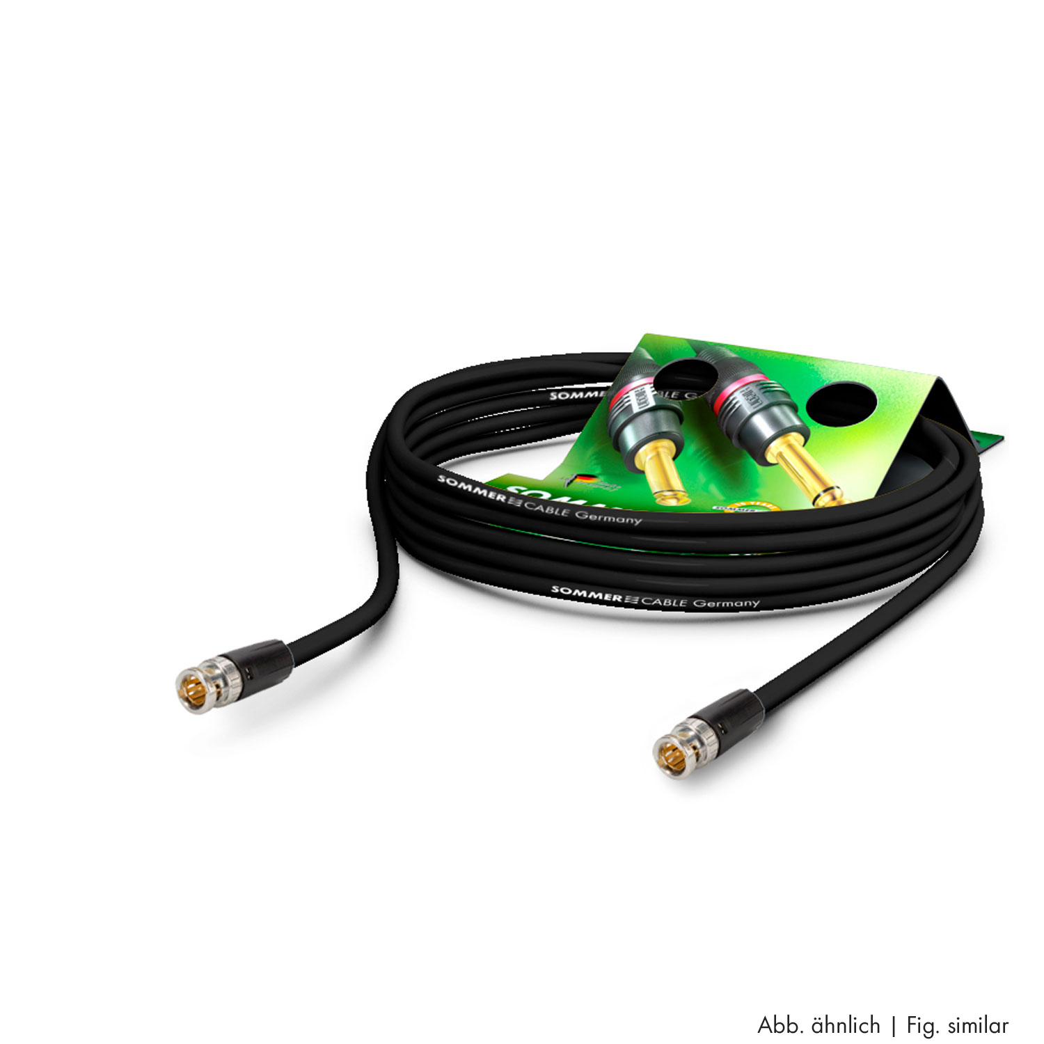 Video-patch cable hd-sdi (hdtv) SC-Vector 0.8/3.7, 1 x 0,80 mm² | BNC / BNC, NEUTRIK®