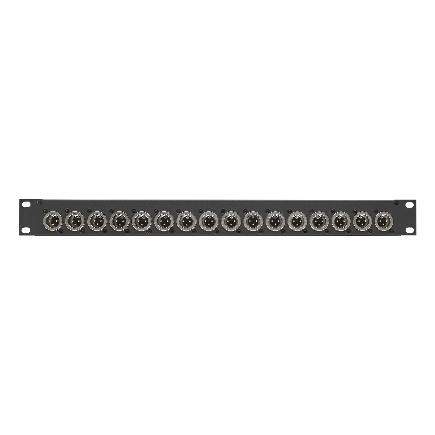 Sommer cable Audio-connection panel XLR , 2 HE, 12 BE, XLR 3-pole female/XLR 3-pole male; NEUTRIK®; Silver plated contacts, 1.5 mm steel panel, colour: anthracite