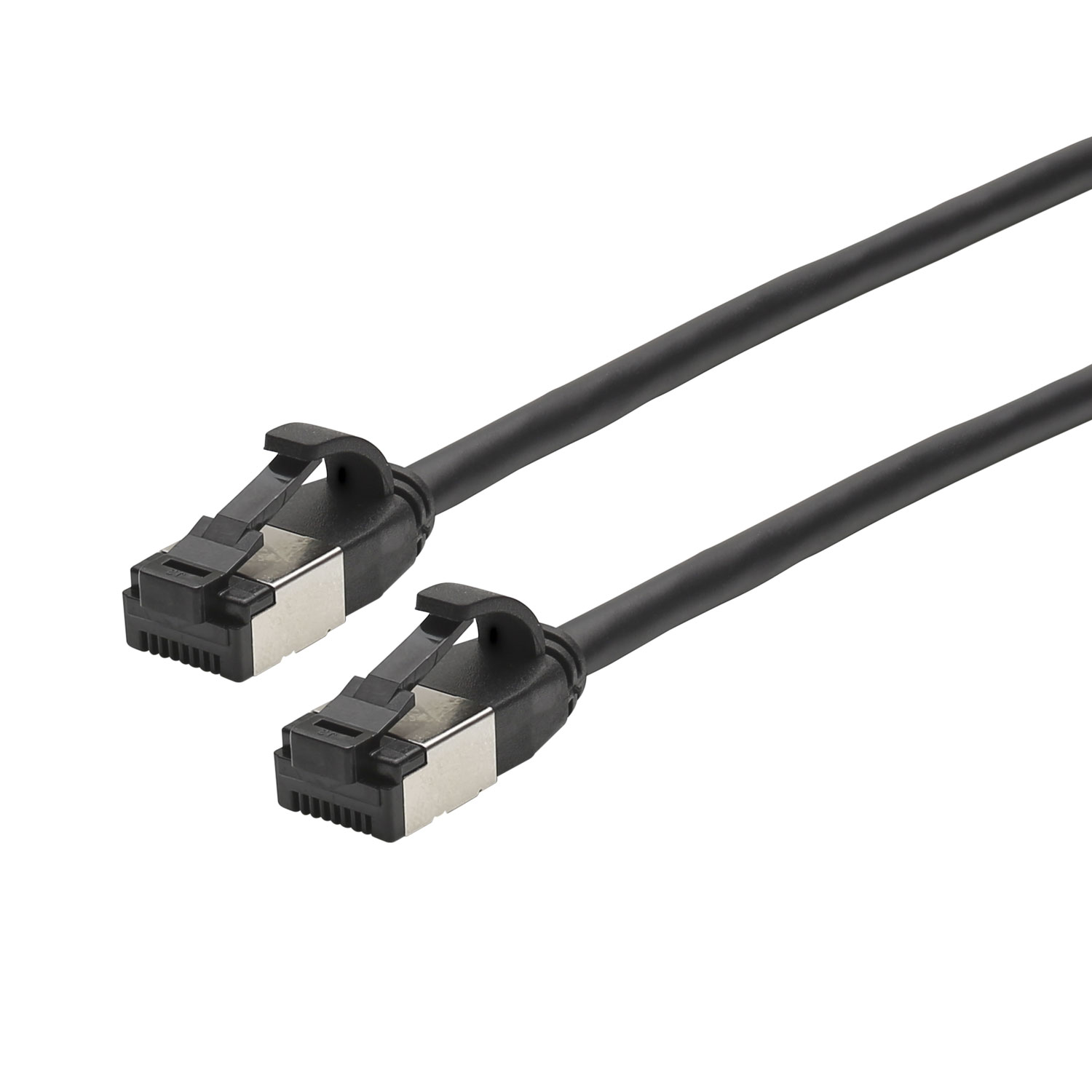 Cat. 8.1 SLIM patch cable 2xRJ45 40Gbit/s 2000 MHz U/FTP