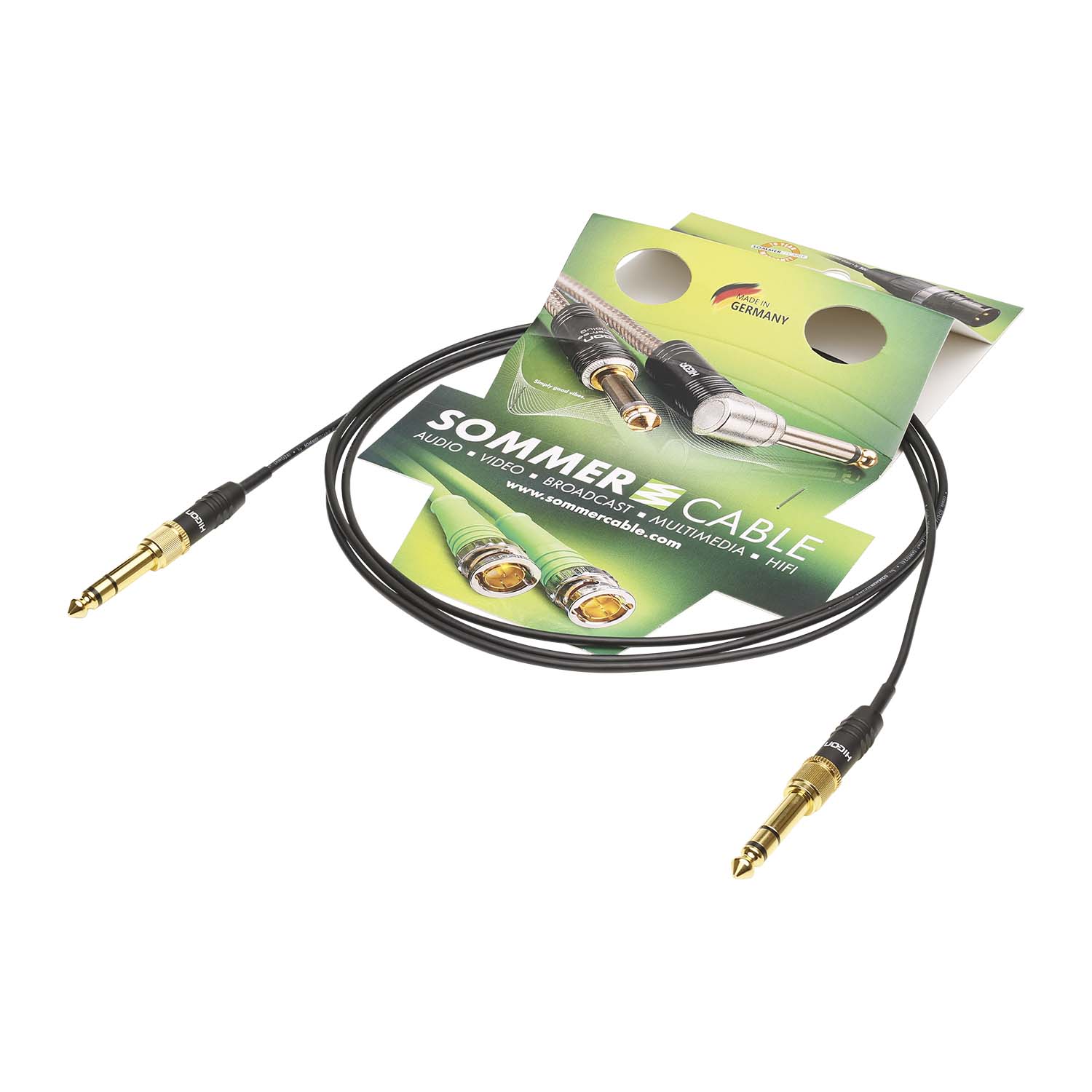 Mp3 player and headset cable SC-CICADA, 2 x 0,14 mm² | jack / jack, HICON