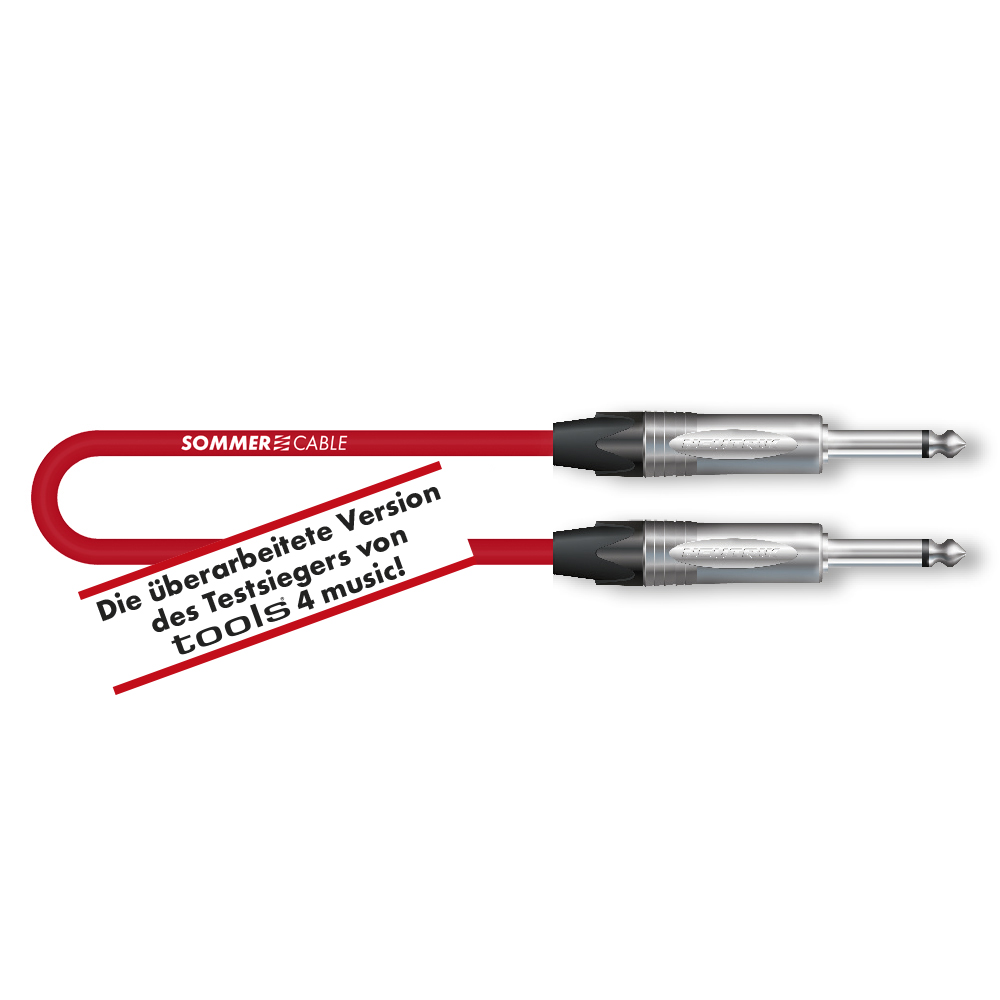 Instrument cable Tricone® MKII, 1 x 0,22 mm² | jack / jack, NEUTRIK®