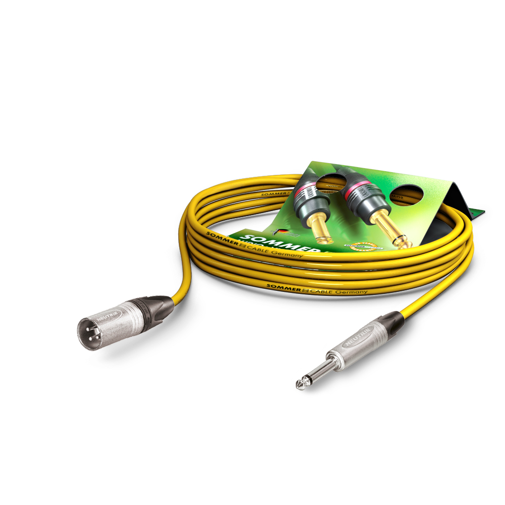 Microphone Cable Stage 22 Highflex, 2 x 0.22 mm² | XLR / jack, NEUTRIK®