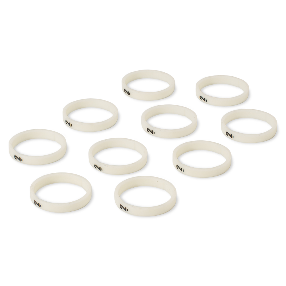 HICON Code ring, 10 rings with number “2“ for HICON XLR straight