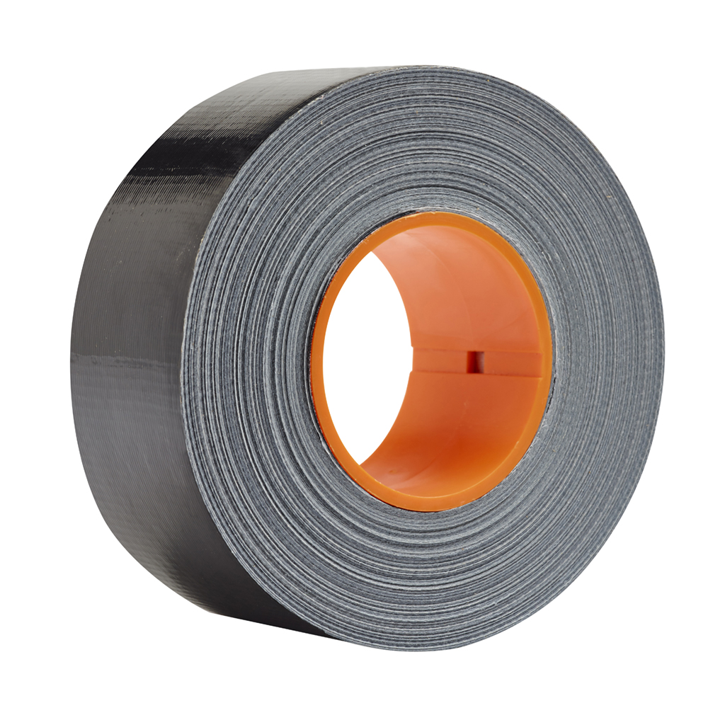 DUCT Tape 48 mm x 50 m, black ( incl. CoreLok for best laying results )